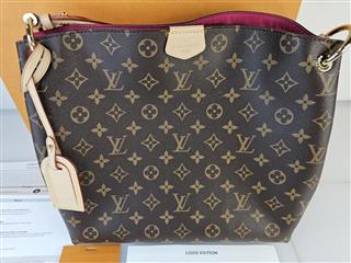 Louis Vuitton Graceful PM M43700 Beige Monogram Shoulder Bag